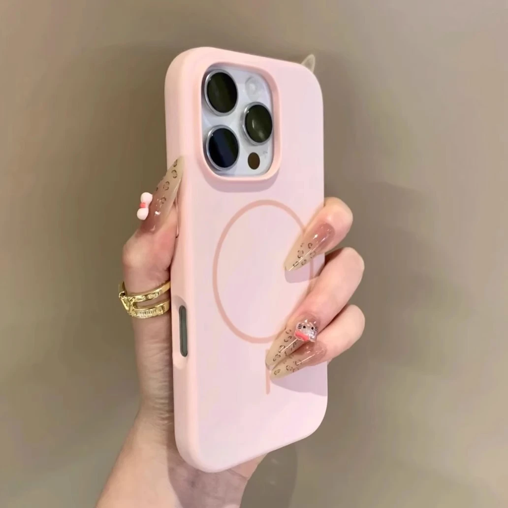 潮流适用苹果iPhone16promax手机壳新款16液态硅胶MagSaf磁吸全包