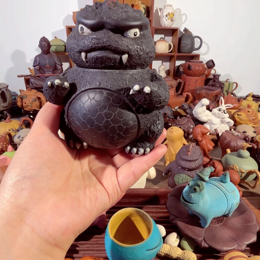 紫砂茶壶叶*敌纯手工制作过程非常