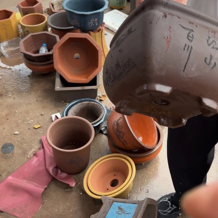 紫砂花盆瑕疵的问题都