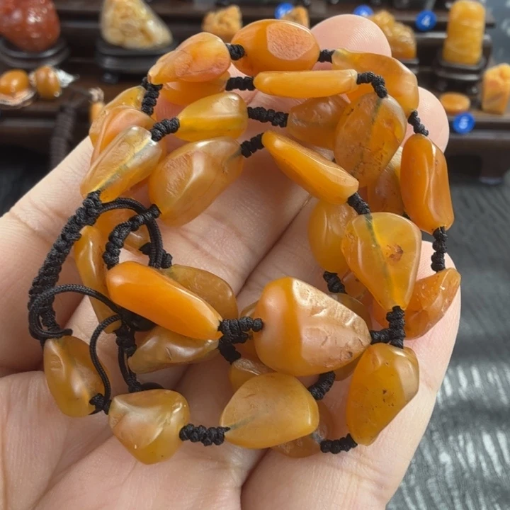 田黄石田黄石原石项链