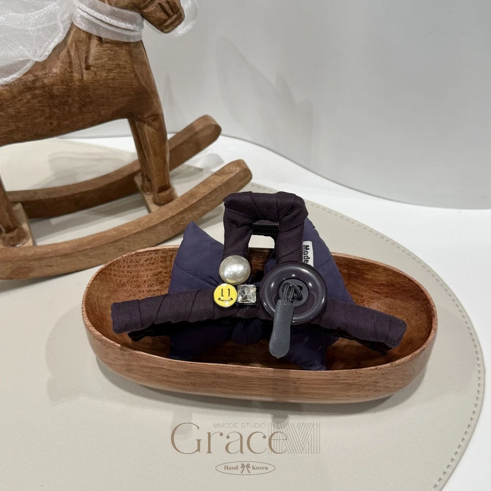 「汉南洞系列-气质油紫」韩国25秋冬百搭海夹侧边夹碎发夹BB夹