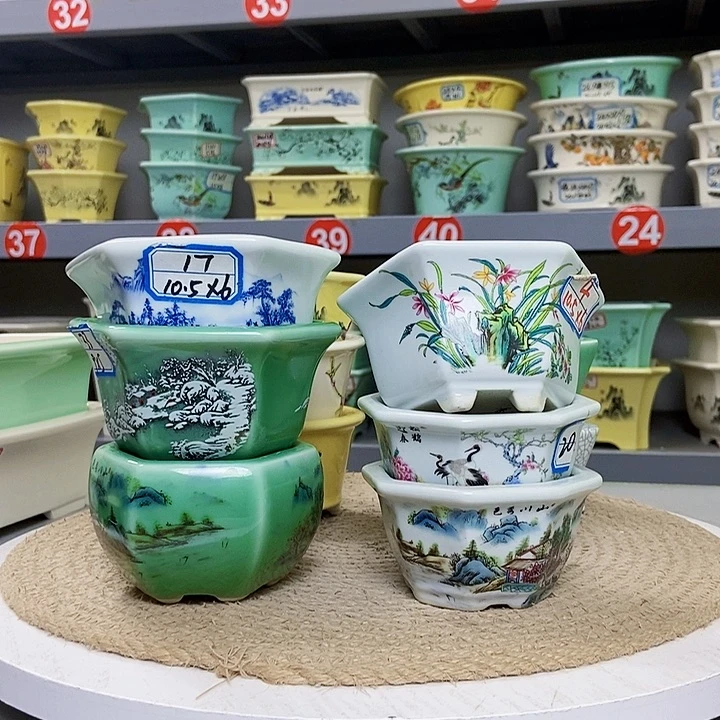 紫砂花瓶紫砂花盆