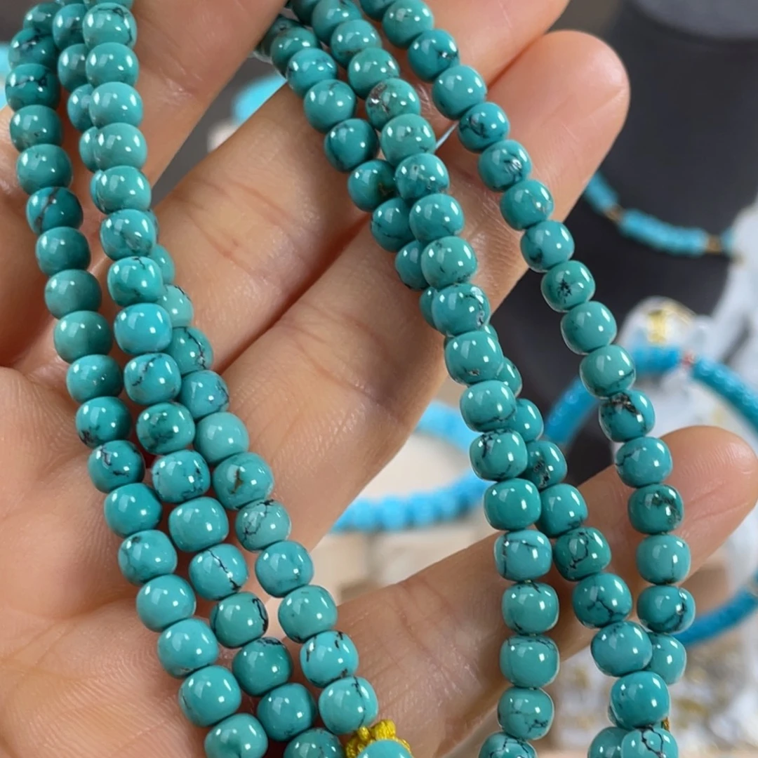 绿松石未镶嵌套链