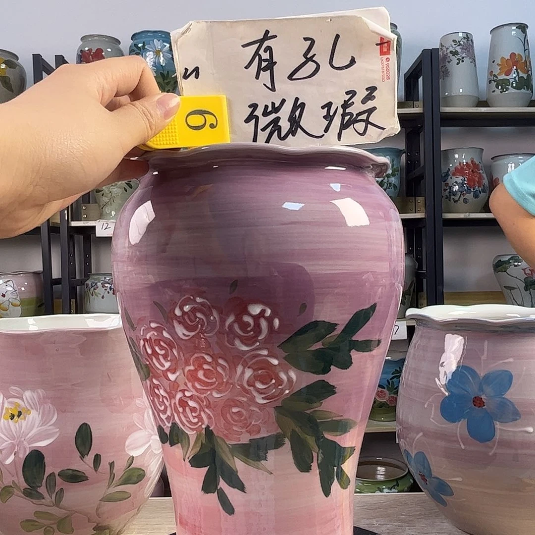 罐tc景德镇陶瓷花盆