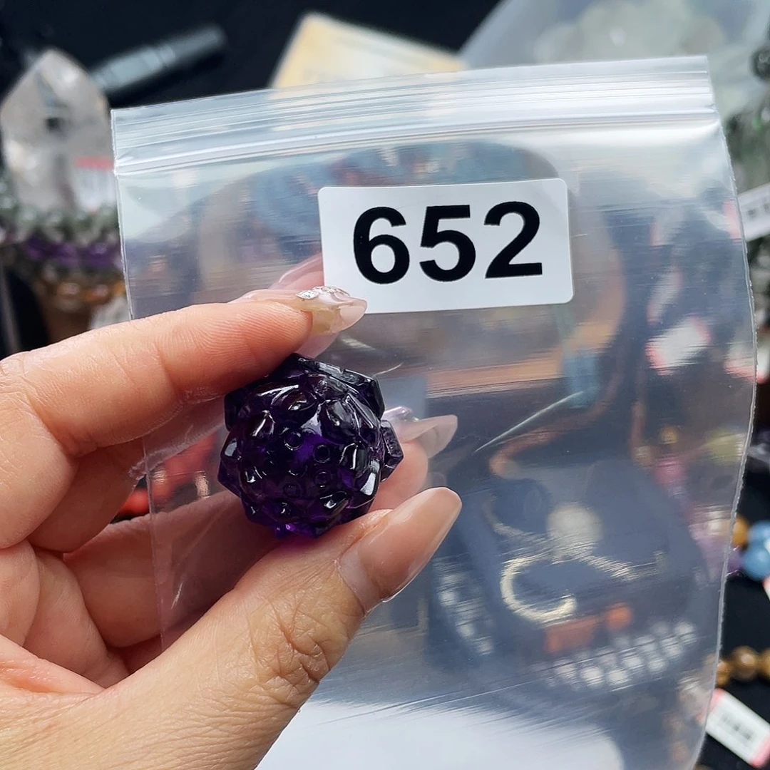 摆件652。 未镶嵌水晶微****