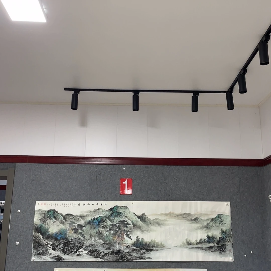 国画简****生八尺对开画芯