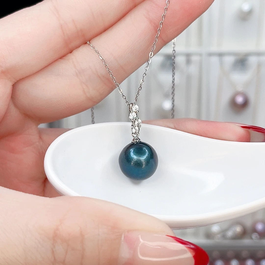 淡水珍珠吊坠(赠链)合金