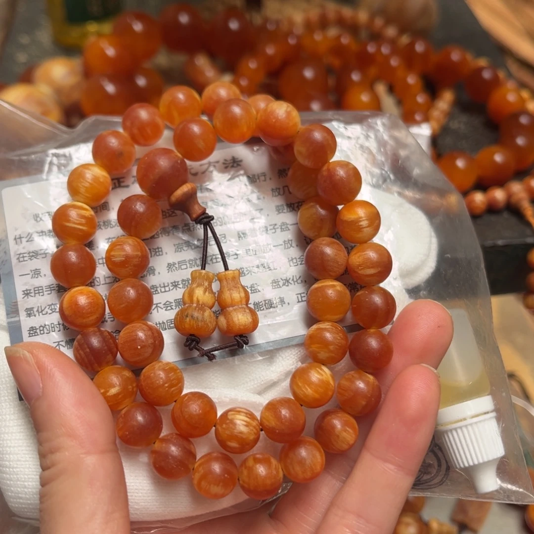 松木（琥珀木）手串/手链1.0手持42颗
