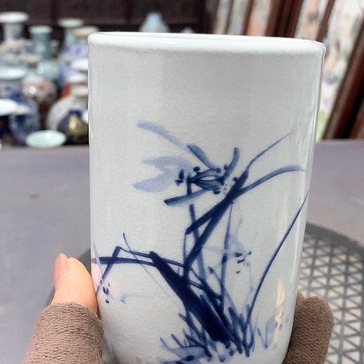 陶摆件博古架陶瓷摆件