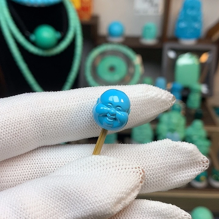 湖北原矿弥勒佛卡12