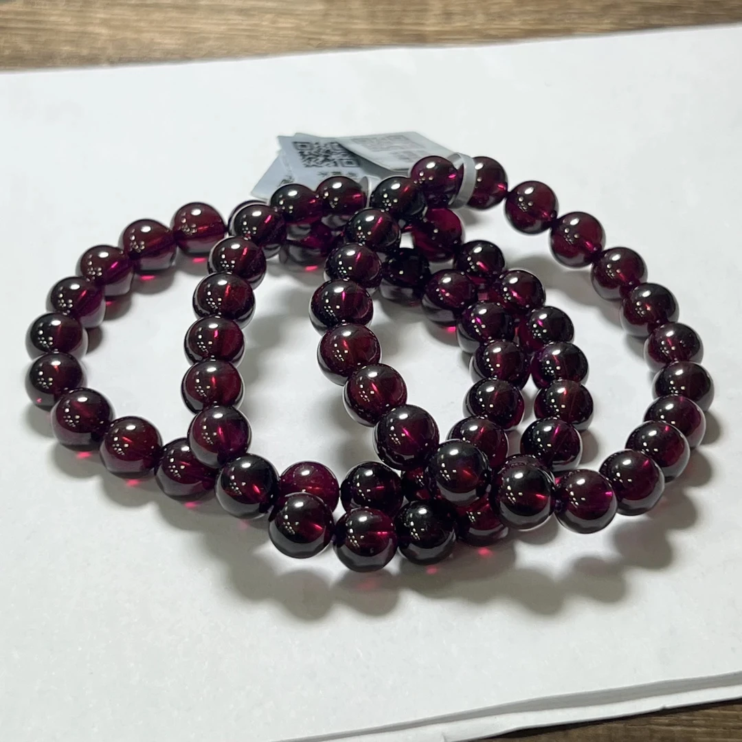 【书记甄选】天然高品紫牙乌单圈手链 多样性发一件 约8mm BB883