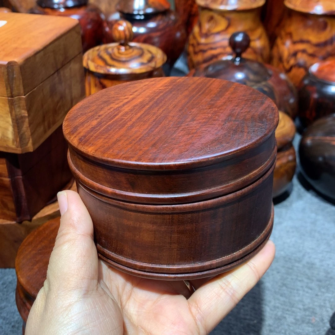 木福缅花圆盒杯垫