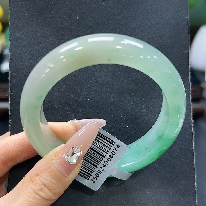 石英质玉（非洲翠）未镶嵌手镯59-60