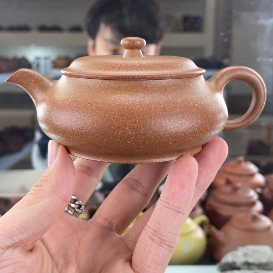茶壶紫砂150cc黄降坡茶壶