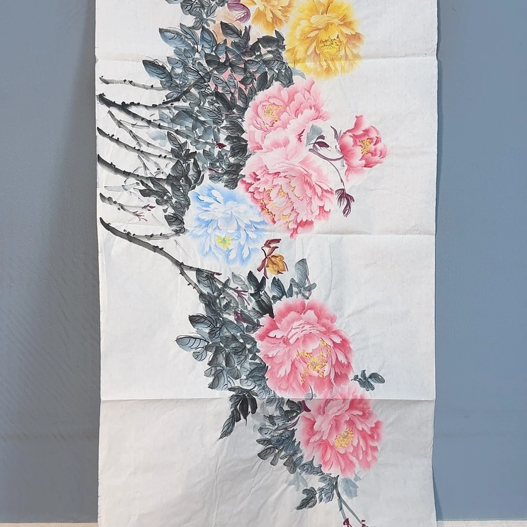 国画1188 牡丹一如您的脸颊