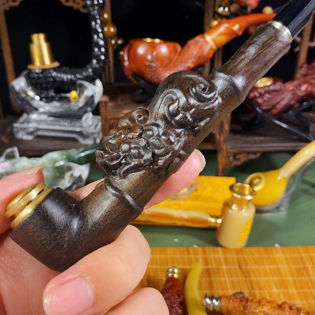 高端定制金丝楠烟嘴