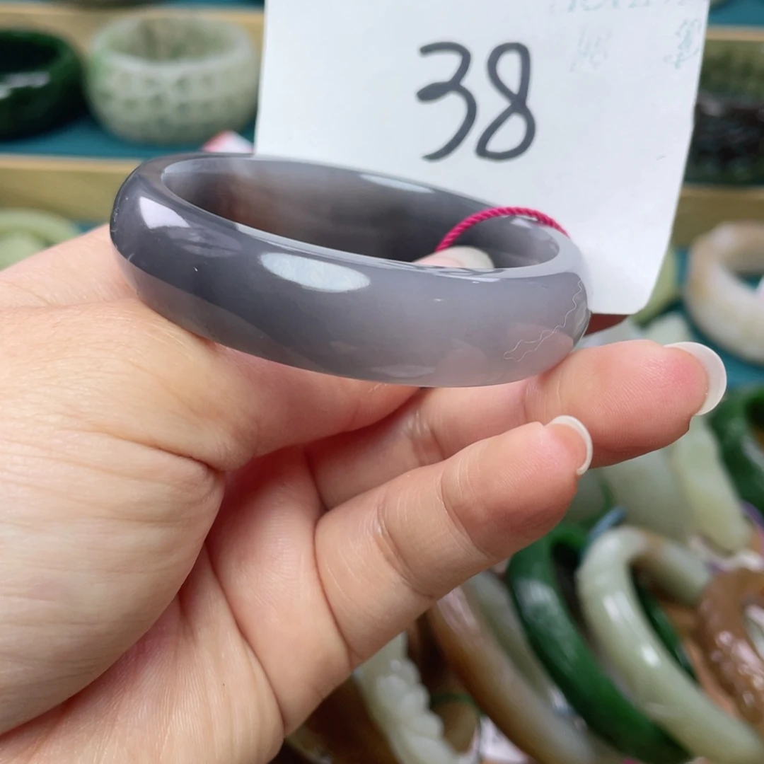 未镶嵌手镯和田玉圈口51