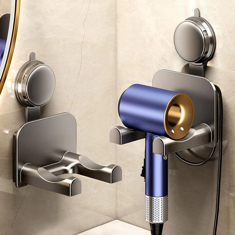 九牧王电吹风机置物架吸盘免打孔壁挂式电吹风挂架浴室戴森风筒收