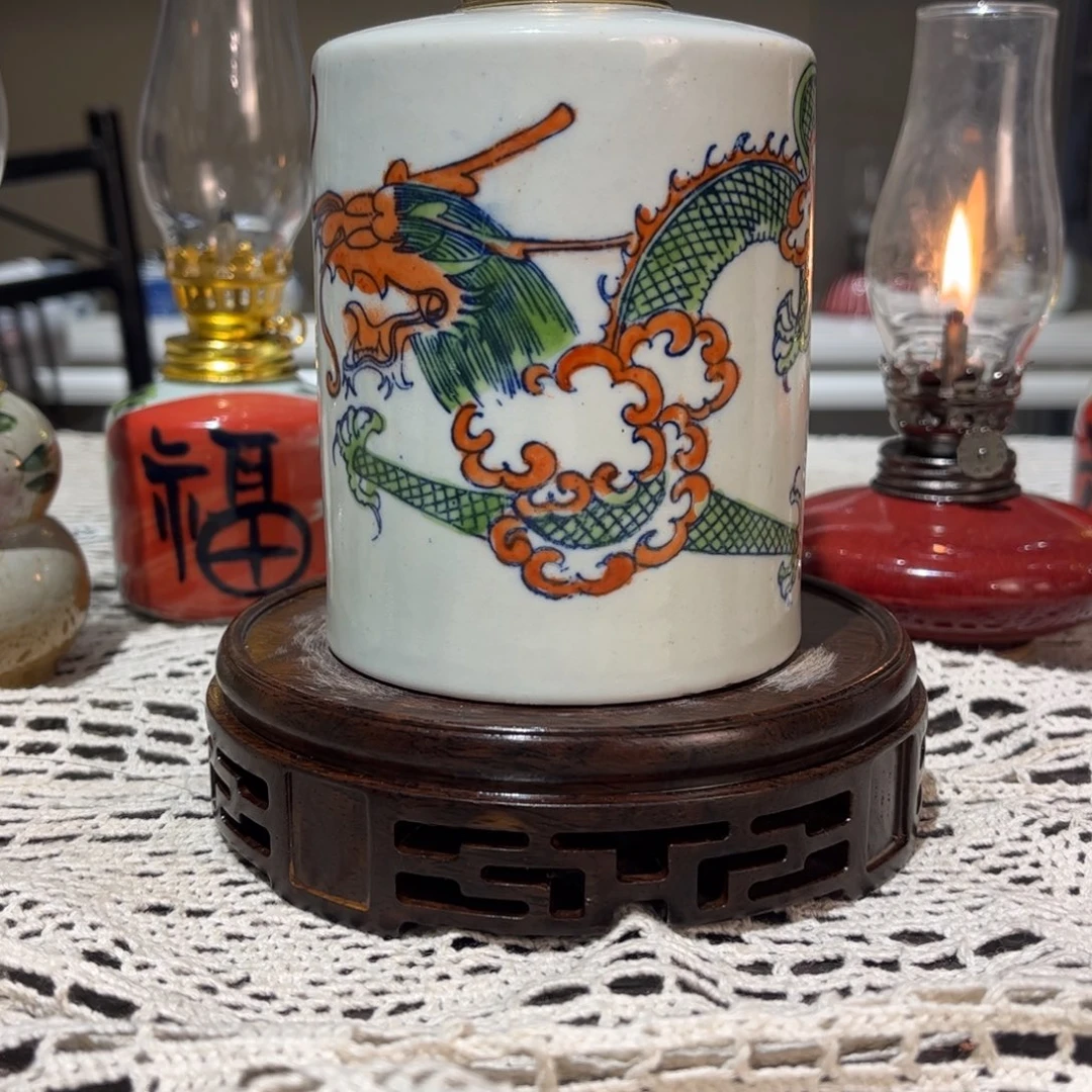 摆件景德镇陶瓷香薰灯