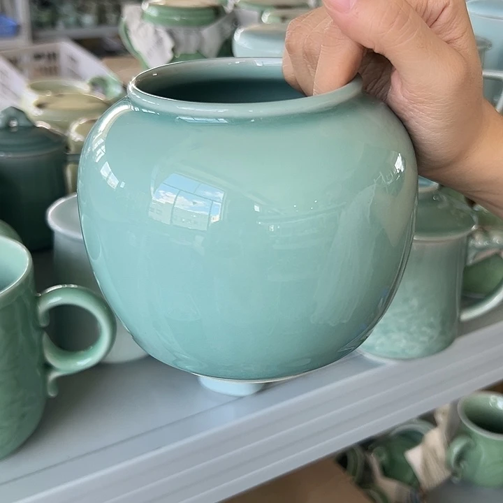 龙泉云间青瓷小米茶器