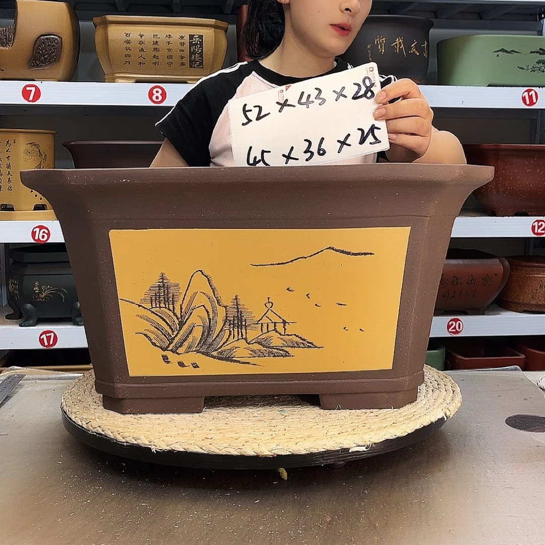 紫砂花盆紫砂花盆