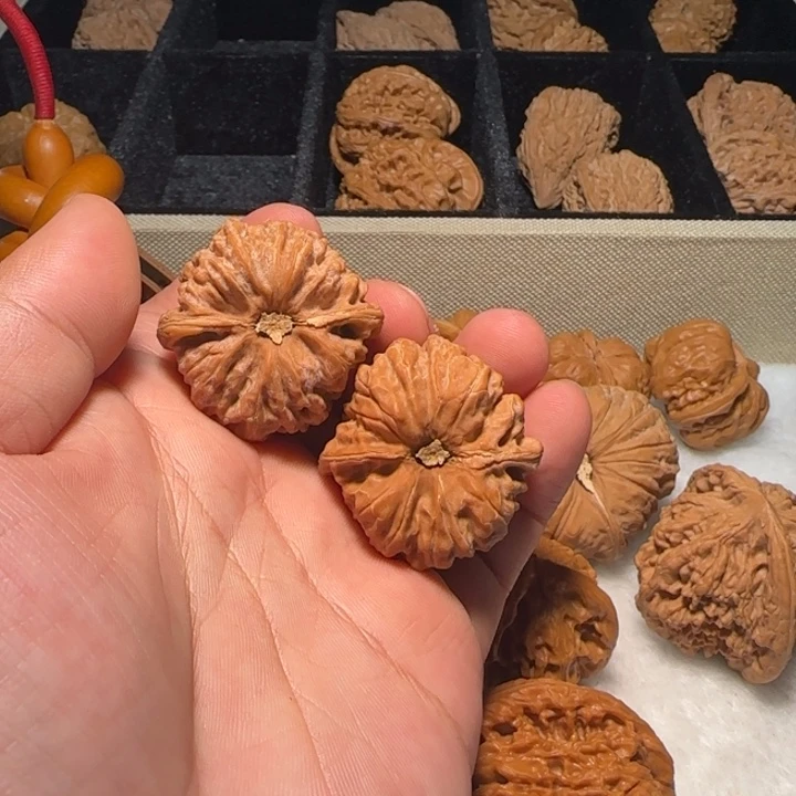 把件文玩核桃平谷凹底