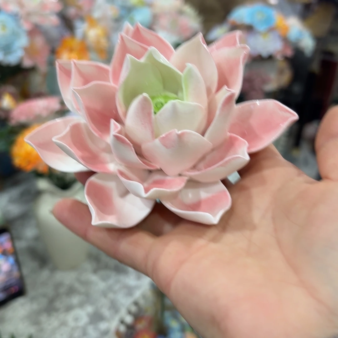 陶瓷花拍满20元发货，退款的拉黑