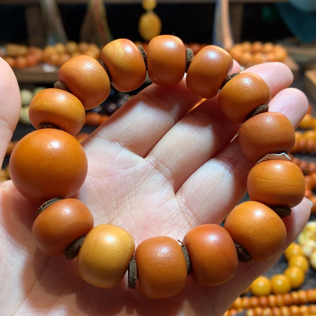 蜜蜡未镶嵌手串蜜蜡手串
