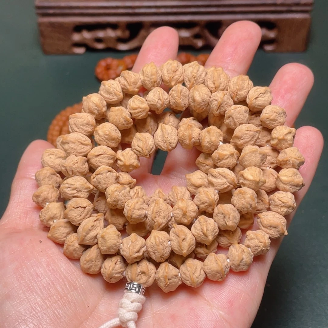 柏香籽/百香籽吊坠脸谱长串