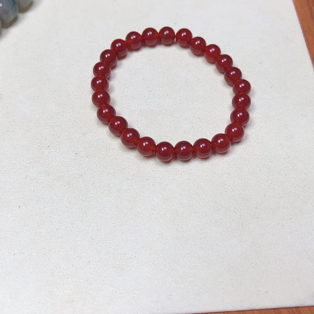 未镶嵌玛瑙手串玛瑙/玉髓青***华