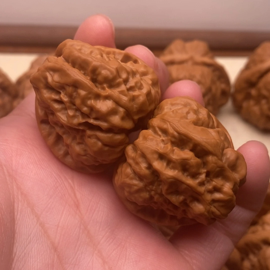 【闪购商品】把件文玩核桃三角蛙边36左右