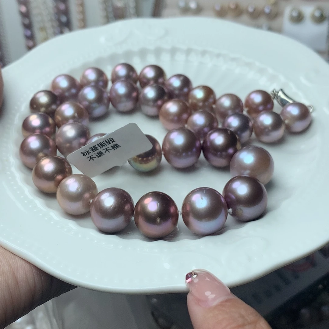 淡水珍珠12-14未镶嵌a189项链