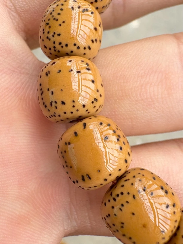 【典藏级星月菩提】10x11桶珠超大留白火龙果星点毕业级收藏臻品