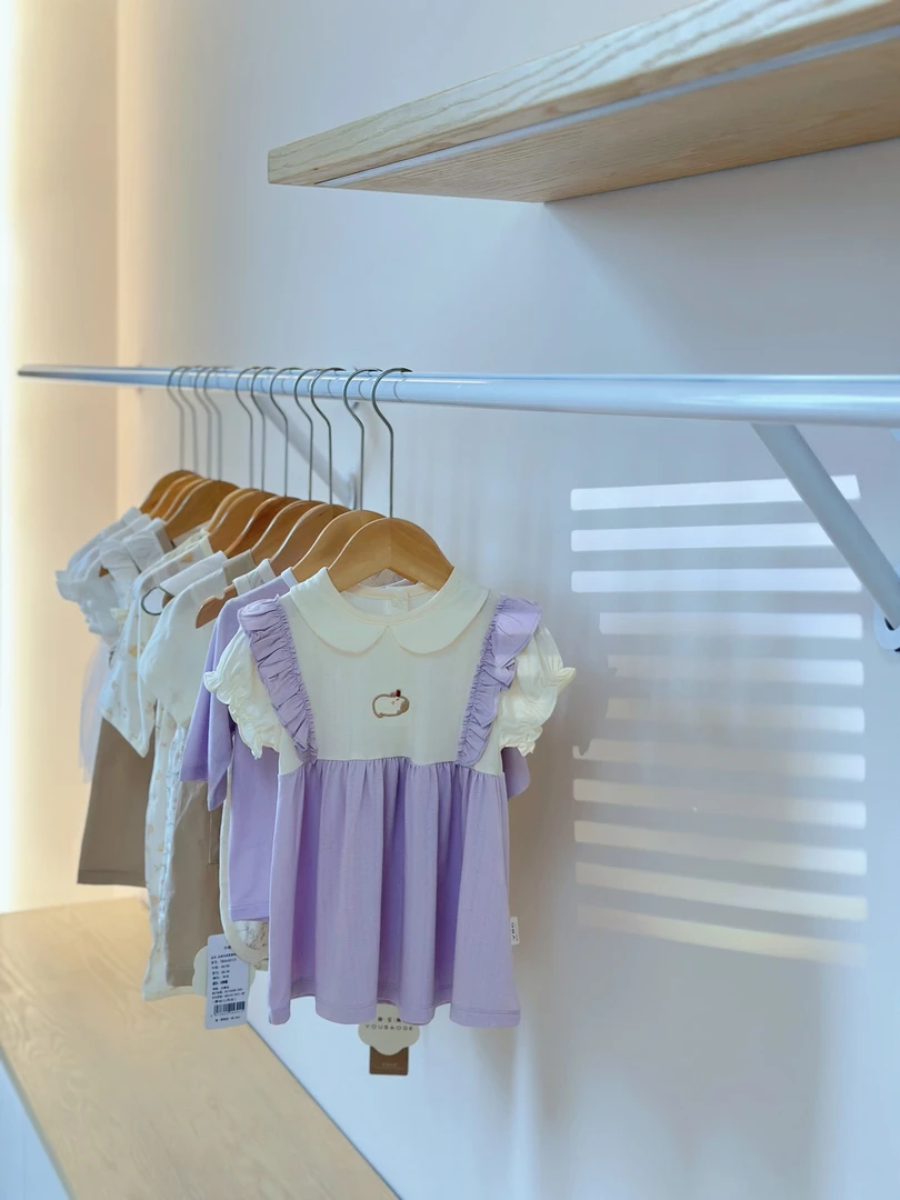 2025婴幼儿夏季新款紫色提花裙子9161034宝宝