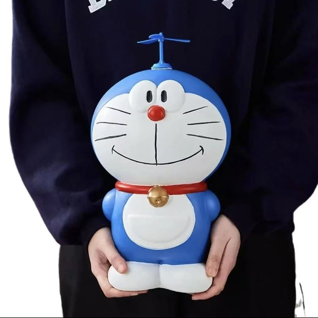 简约现代创意潮玩客厅玄关酒柜电视柜落地机器猫桌面摆件装饰品