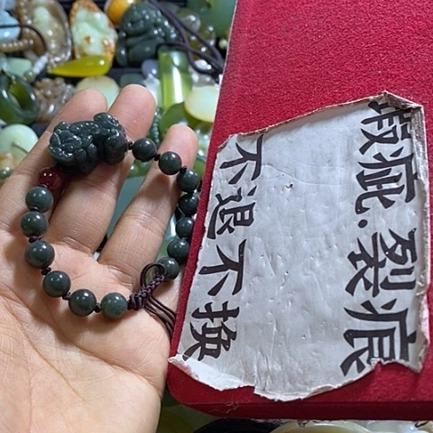 和田玉手链未镶嵌