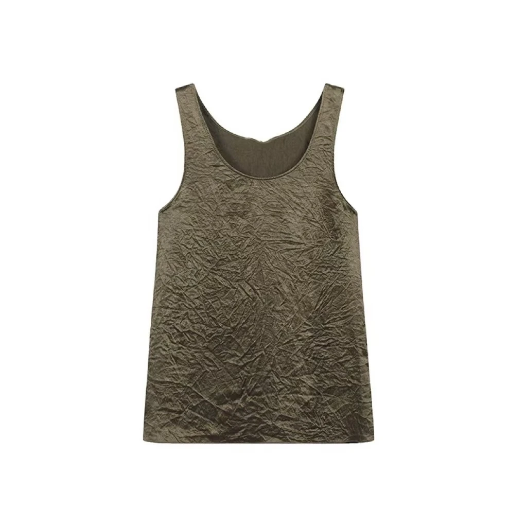 凯特丝蓓1274#背心无袖衫休闲圆领马甲上衣百搭洋气