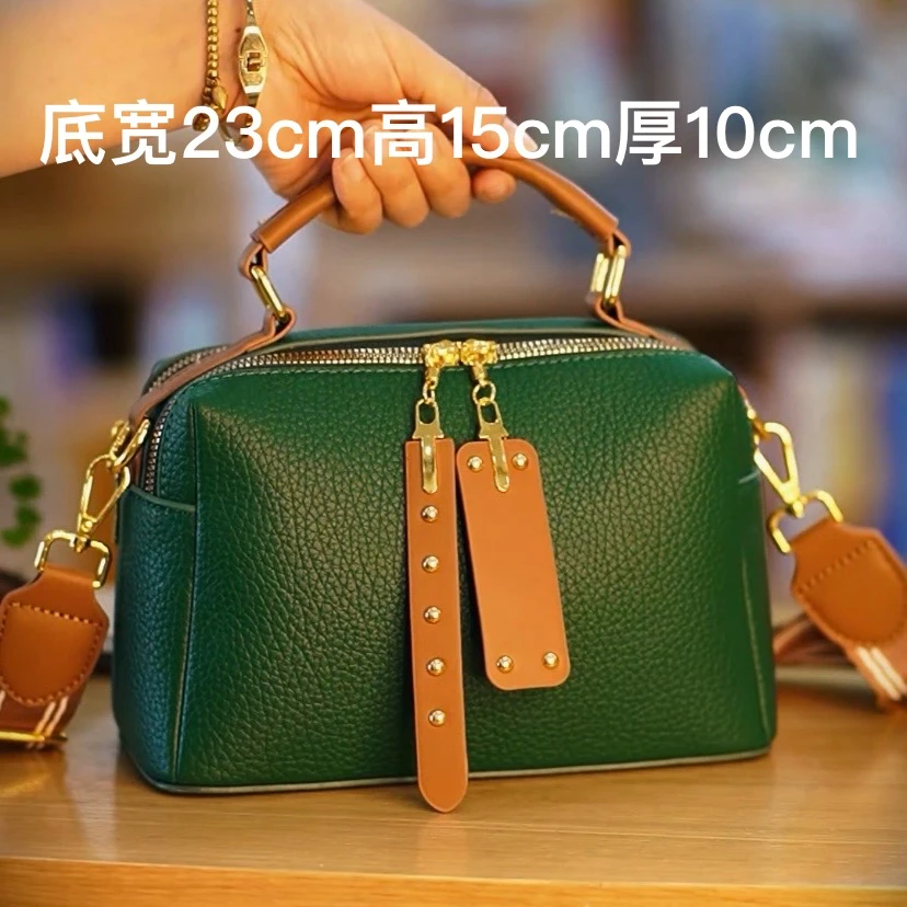 MEILAIDENG上新时尚复古女包枕头包质感休闲轻奢多层女包大容量包