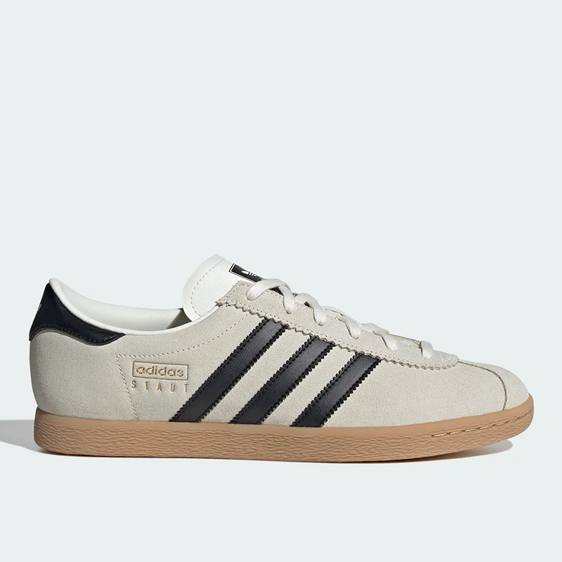 Adidas阿迪达斯STADT男女经典薄底耐磨舒适运动休闲板鞋 JR6343