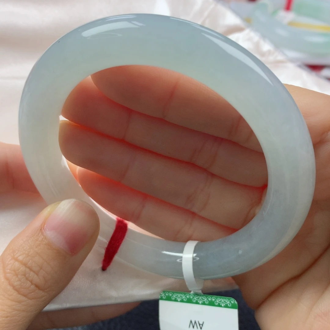 未镶嵌手镯翡翠缅甸天然翡翠A货55.7圆