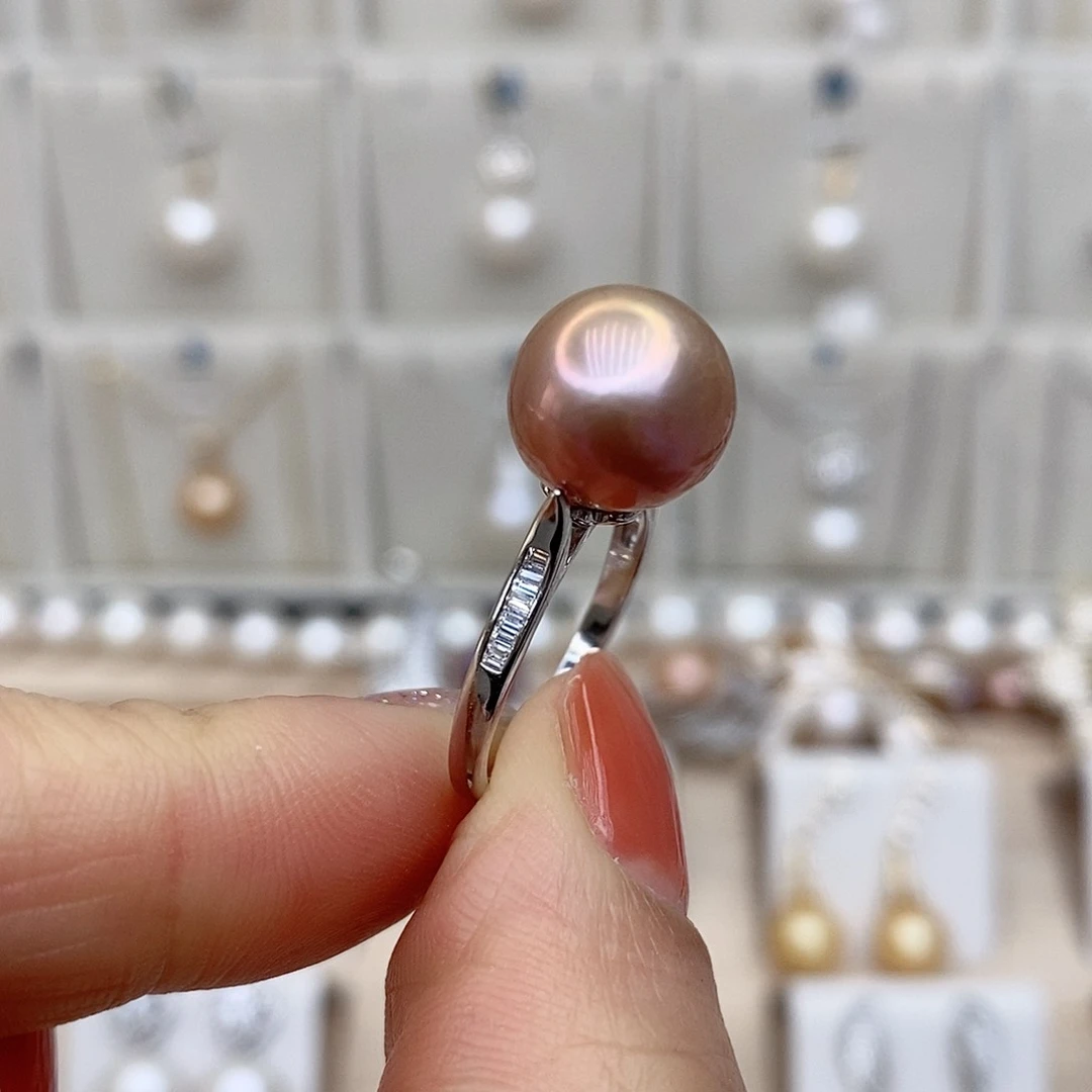 淡水珍珠颈饰银S925镶嵌