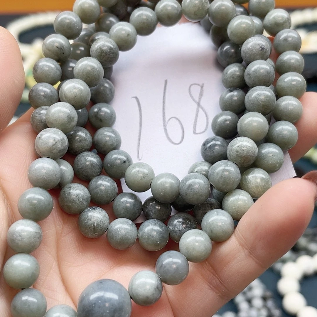 未镶嵌蛇纹石玉手串