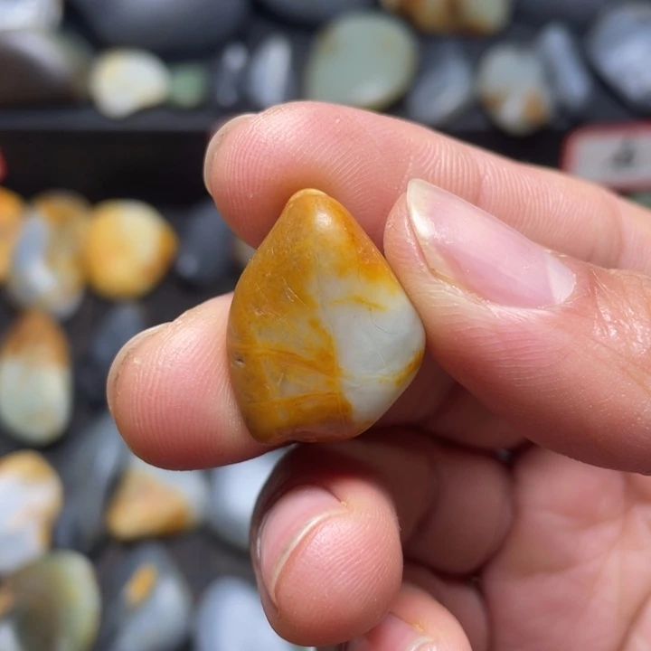 和田玉未镶嵌挂件7