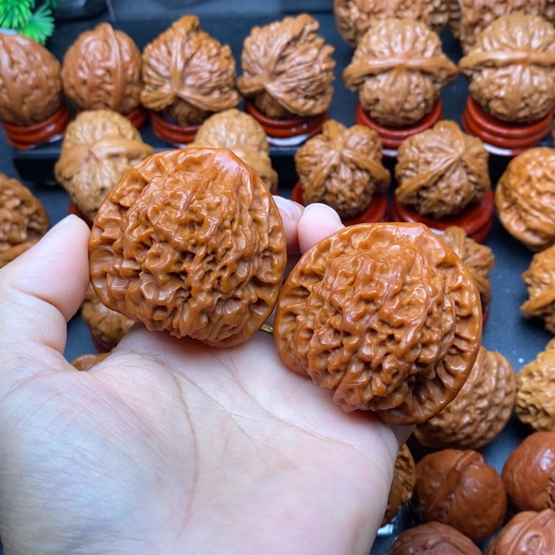 把件文玩核桃48官帽