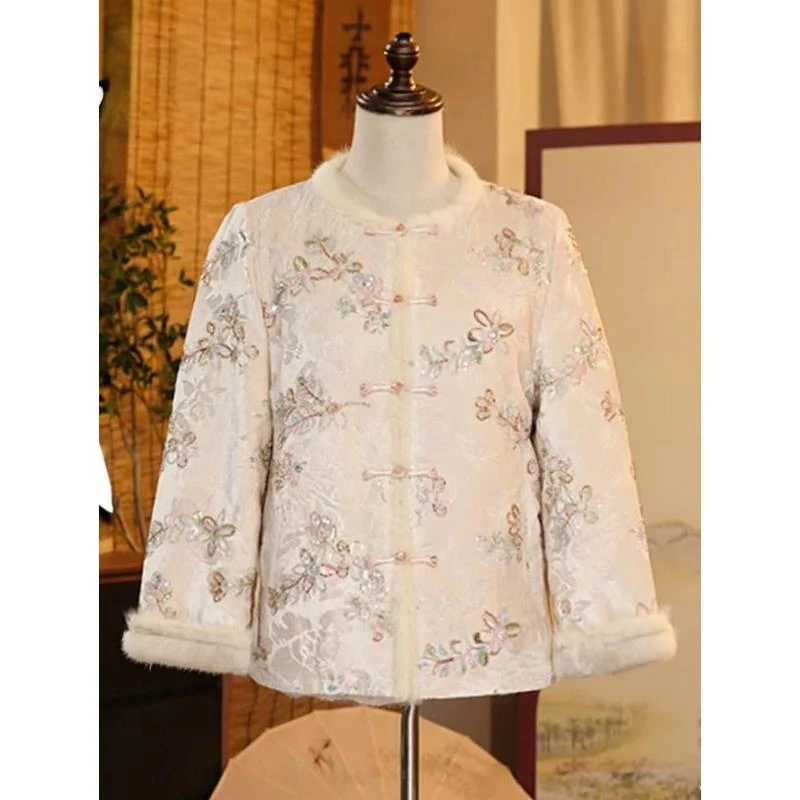 【棉服】独步春寒--新中式加棉设计师高定轻奢宽松休闲复古国潮百搭