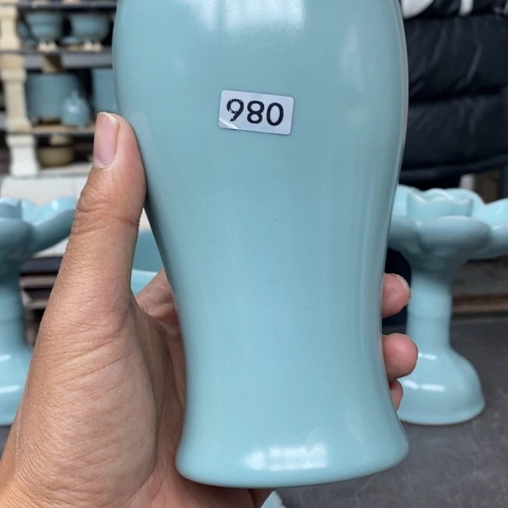 摆件复**手抱朴汝瓷仿古微瑕