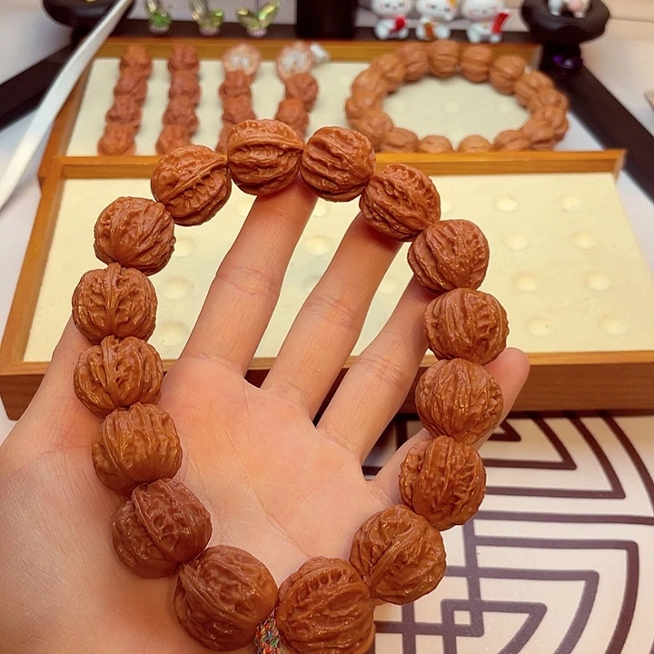 文玩核桃手串不**觉小核桃手串