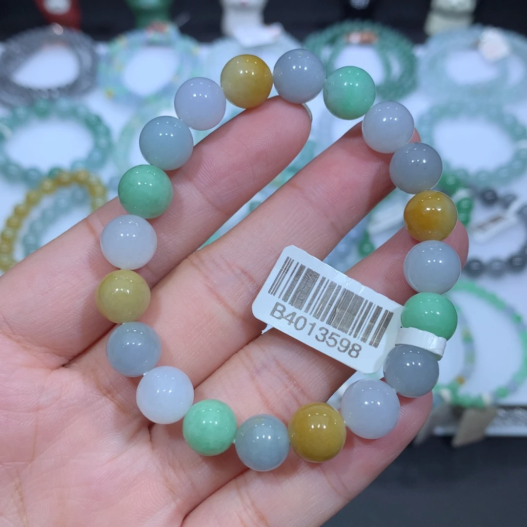 未镶嵌手串翡翠天然