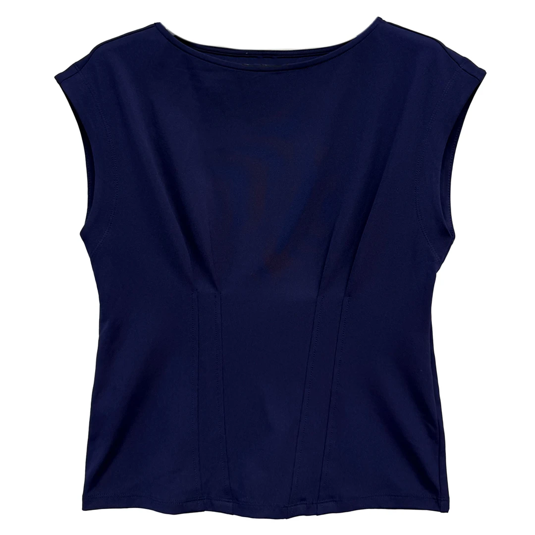 4227#无袖上衣舒适百搭潮流气质