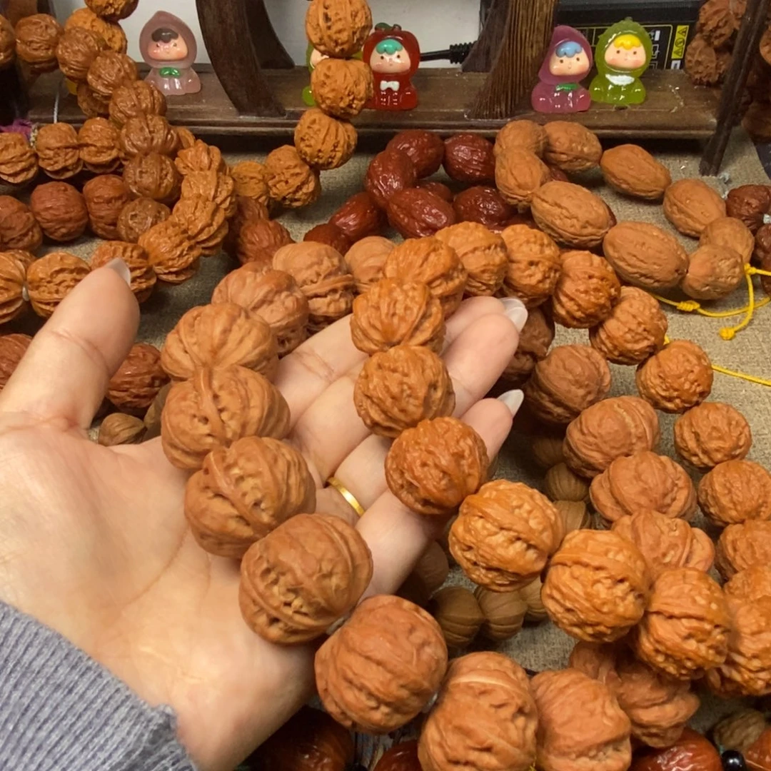 淡***1文玩核桃吊坠八棱手持文玩核桃